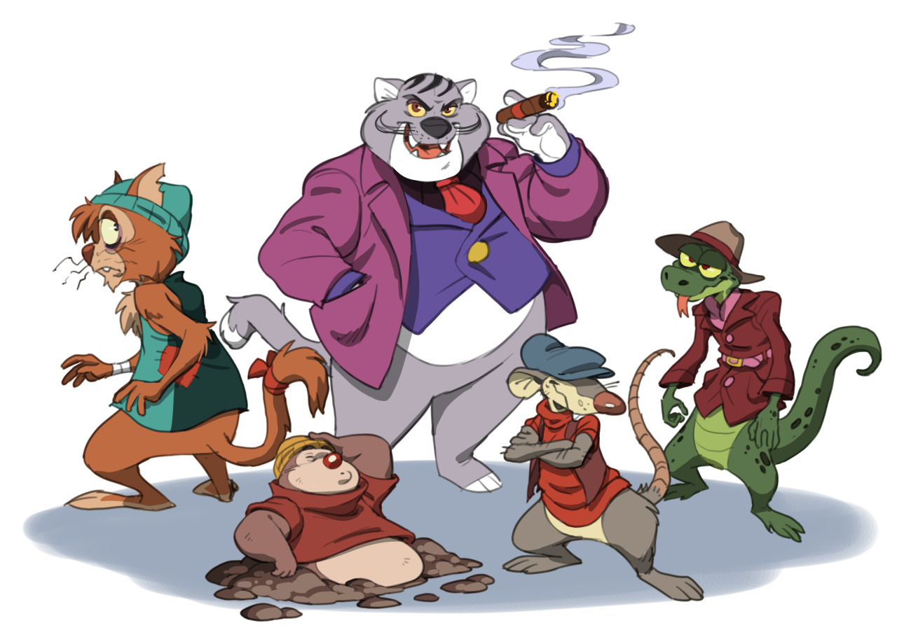 Chip and dale rescue rangers fat cat