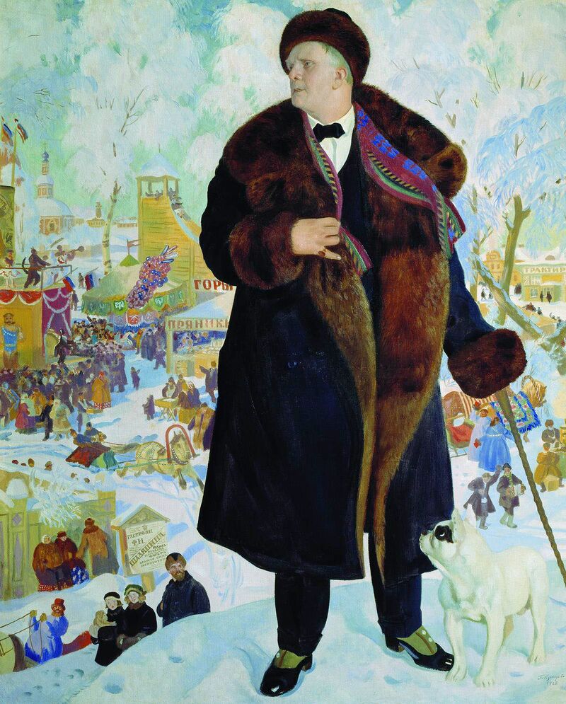 Борис Михайлович Кустодиев - Портрет Шаляпина.jpg