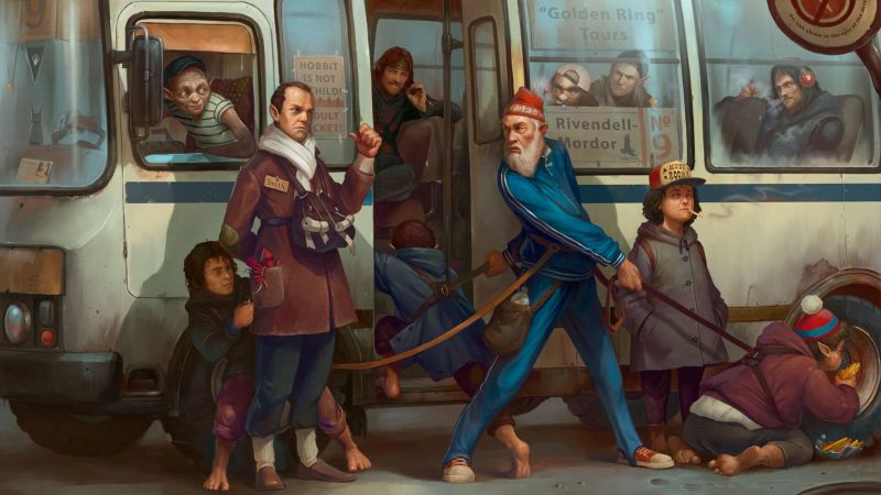 Братство Кольца. Наши дни от Tony Sart.jpg