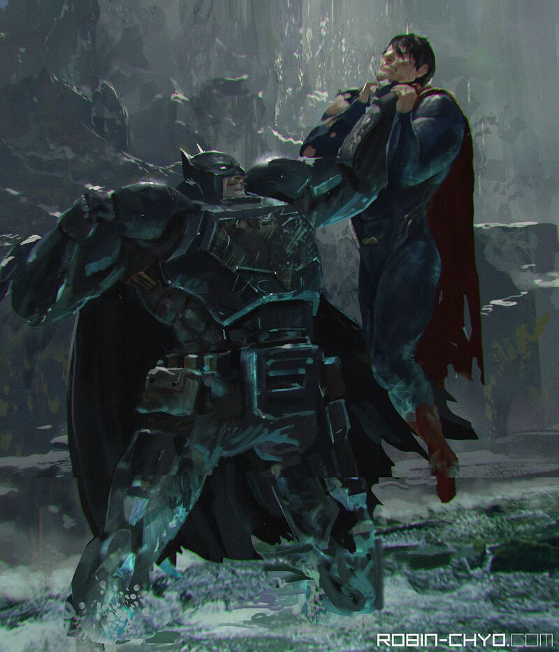 Бэтмен побеждает Супермена художник Robin Chyo.jpg
