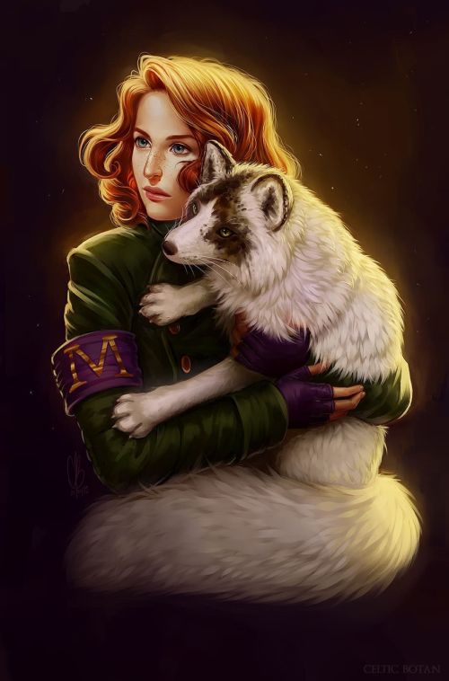Дана Скалли в департаменте тайн от celticbotan.jpg