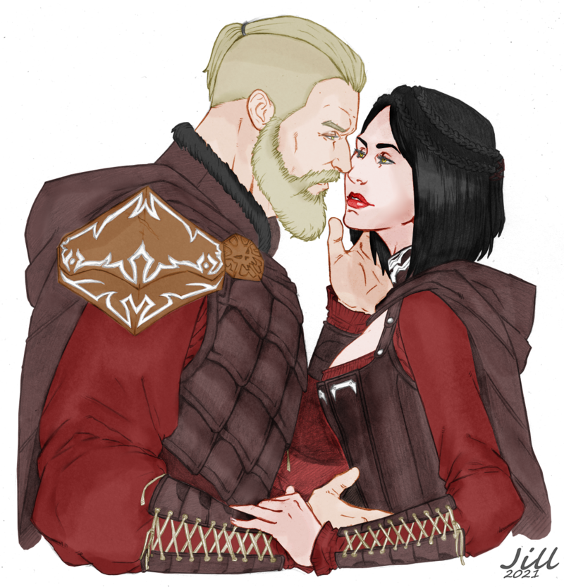 Довакин и Серана от Jill Lockhart.png