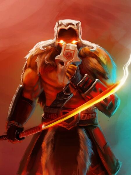 Файл:Дота 2 Джаггернаут без маски арт от PhantomNinja.jpg