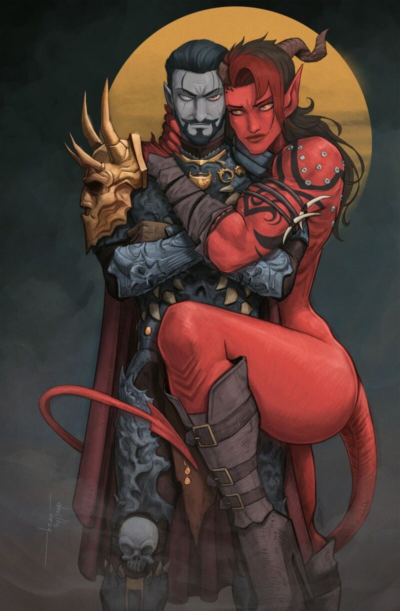 Карлах и некий дроу от DevilHS.jpg