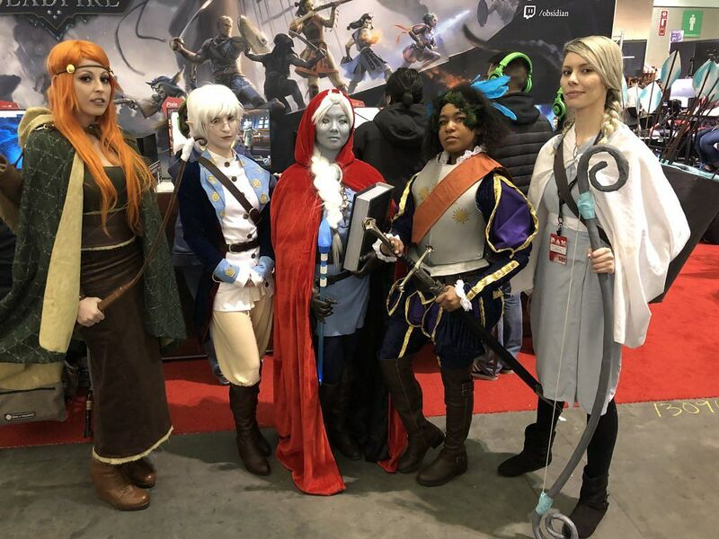 Косплей Алетты, Оддлейф и других персонажей на Pax East 2018.jpg