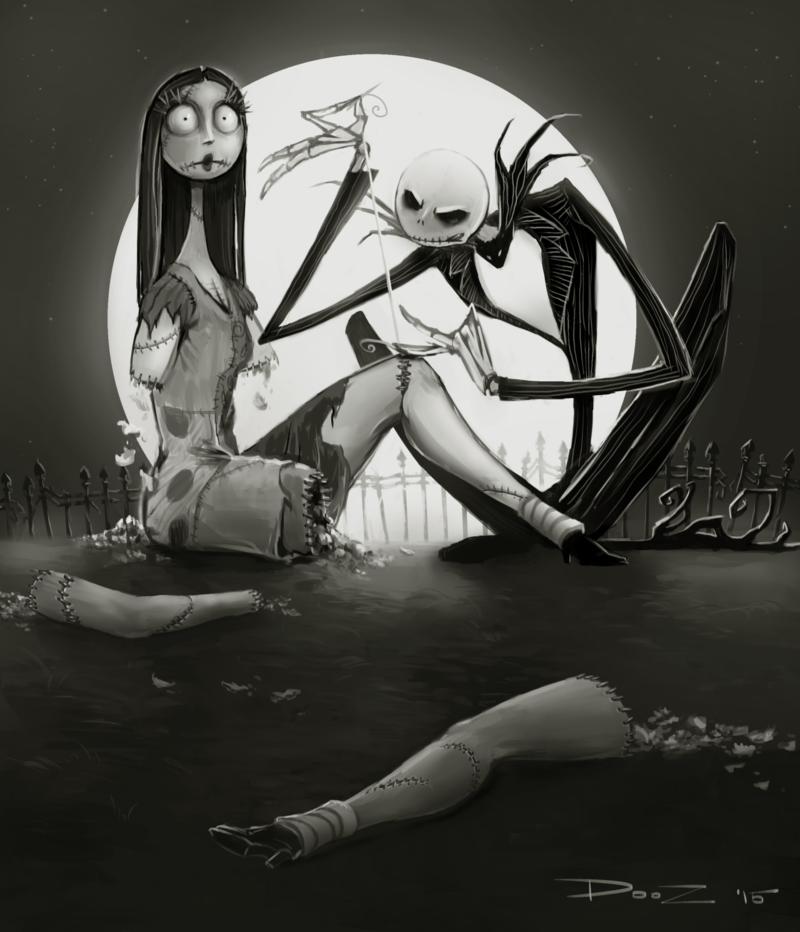 Кошмар перед Рождеством - Джек и Салли от DooZ.png