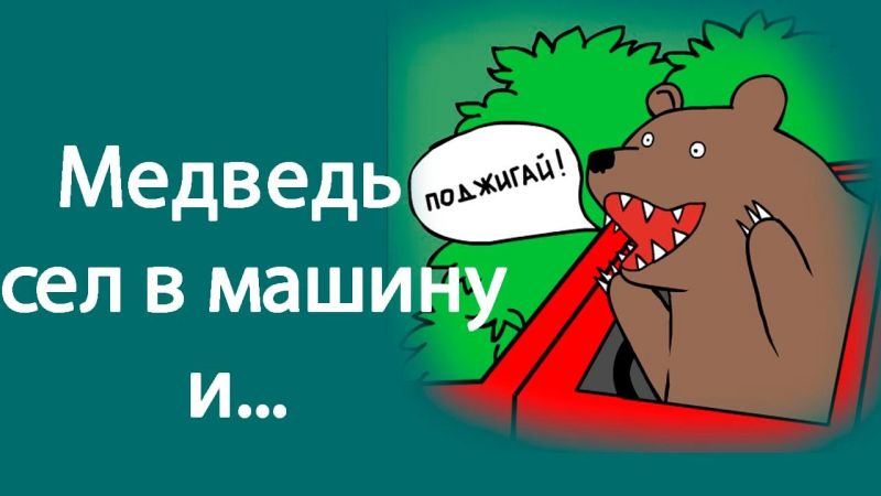 Файл:Медведь и машина, двойной мем.jpg
