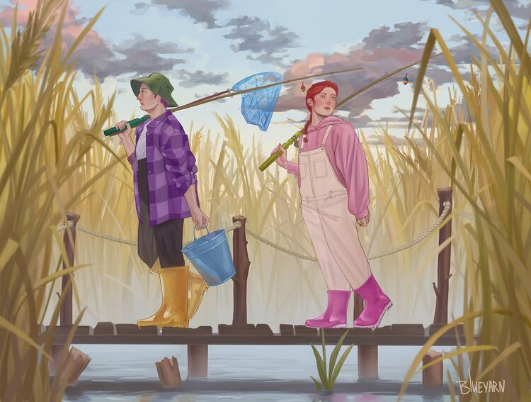 Нюша и Совунья от blueyarn art.jpeg
