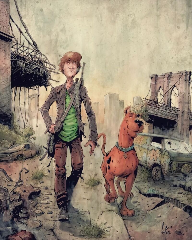 Парень и его пёс от VenturaArtbook.jpg