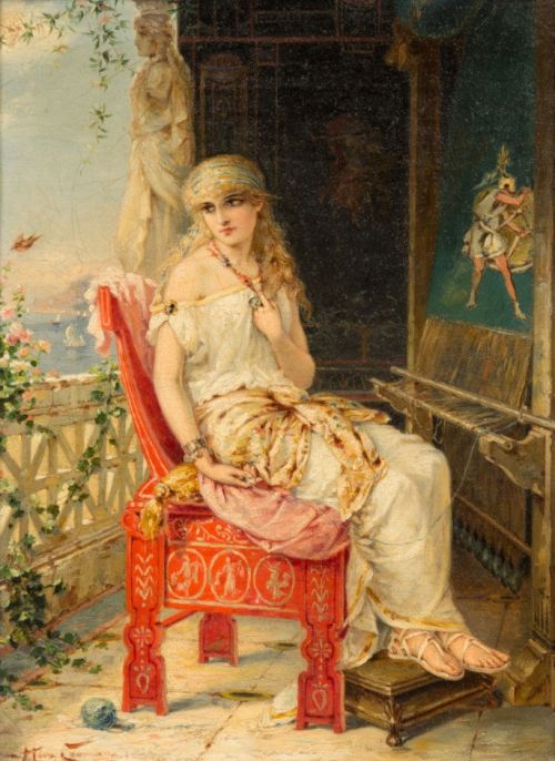 Пенелопа, ждущая Одиссея художник Heva Coomans.jpg