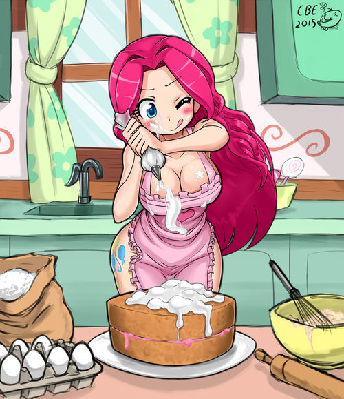 Пинки Пай готовит тортик.png