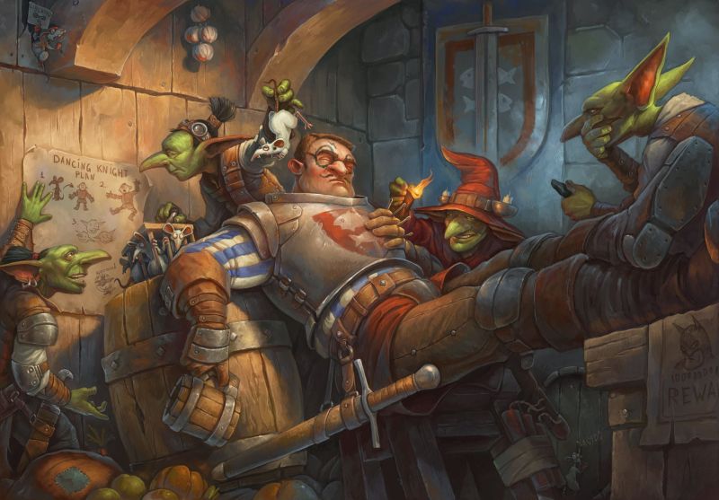 Пляшущий рыцарь, или возвращение зеленой команды от Tony Sart.jpg
