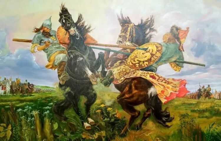 Поединок Пересвета и Челубея Васнецов.jpg
