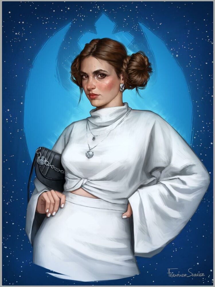 Принцесса Лея от Fernanda Suarez.jpg