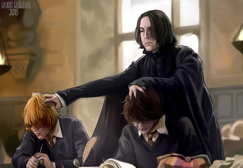 Снейп призывает к порядку арт от Kuro Kaniko.png