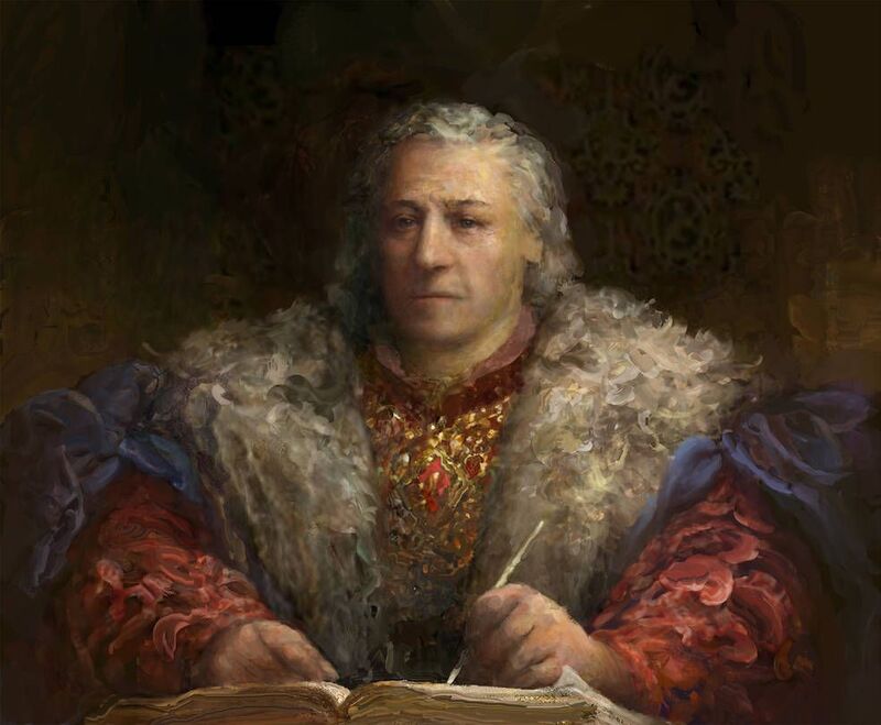 Уриэль Септим VII в барочном стиле художник Игорль Левченко.jpg