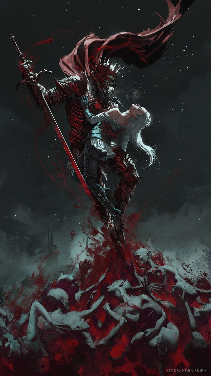 Цири и Эредин от Aleksandra Skiba.jpg