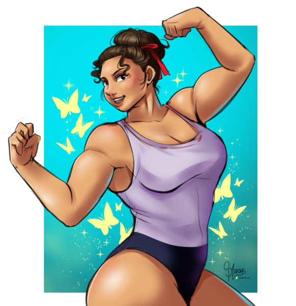 Файл:Энканто - Луиза Мадригаль от selene bunny.png
