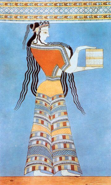 Файл:800px-Fresco of a Mycenaean woman, circa 1300 BC.jpg