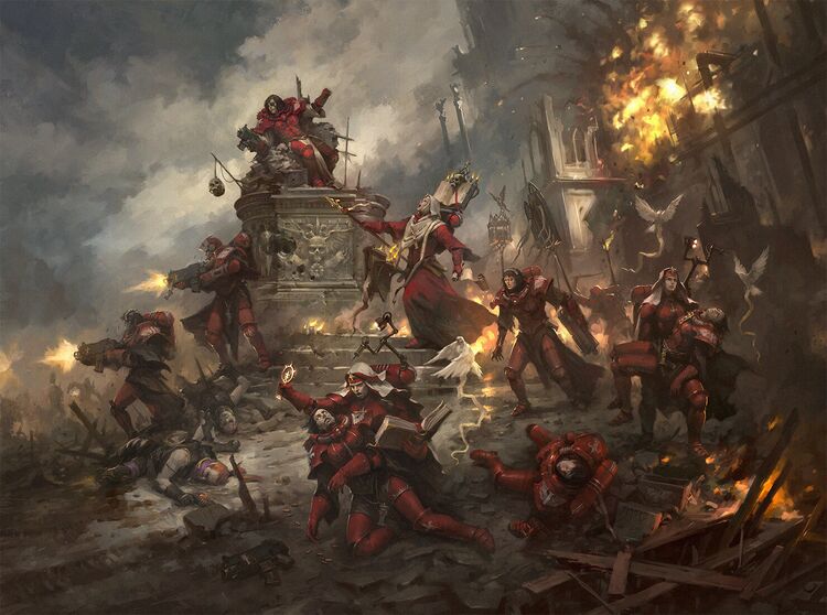 Adepta Sororitas Non-Militant Orders by Jaime Martinez.jpg