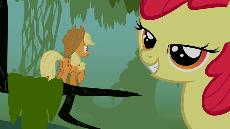 Файл:Apple Bloom and little Applejack.bmp