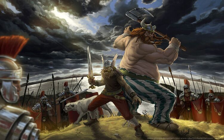 Asterix and obelix by caiomm.jpg