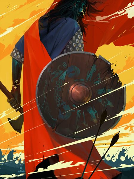 Файл:Banner Saga 3 битва арт от Haryarti.jpg