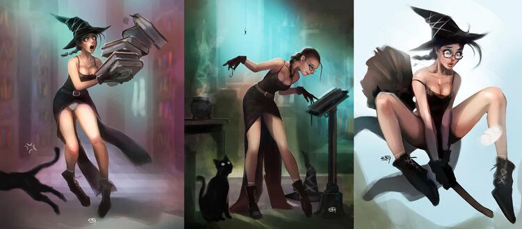 Bibi the clumsy apprentice by bangbez.jpg