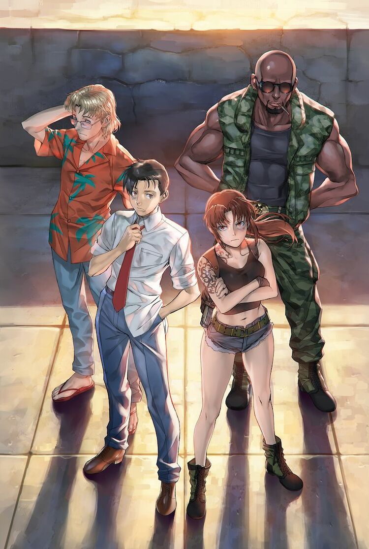 Black Lagoon - Экипаж «Чёрной лагуны» от Hiroe Rei.jpg