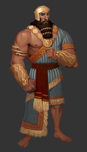 Файл:Civilization VI Гильгамеш от Sang Han.jpg
