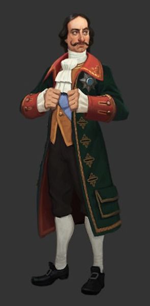 Файл:Civilization VI Пётр I от Sang Han.jpg