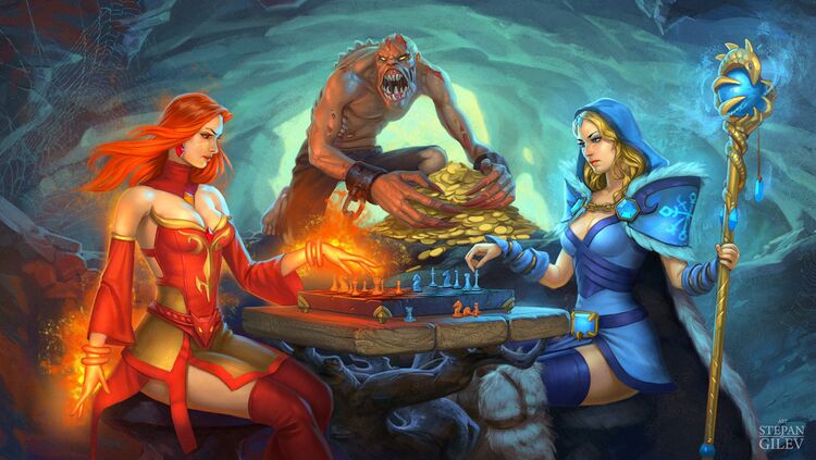 Crystal Maiden - Lina - Dota 2 by Stepan Gilev.jpg