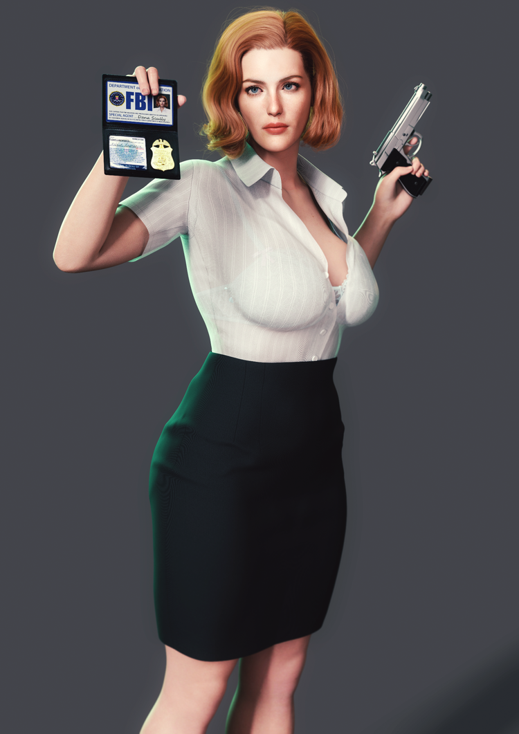 Dana scully fbi by misfittedarfist.png