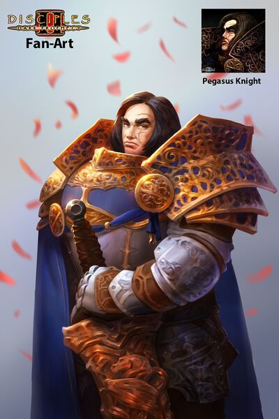 Файл:Disciples 2 рыцарь на пегасе 2 художник Денис Руцкий.jpg