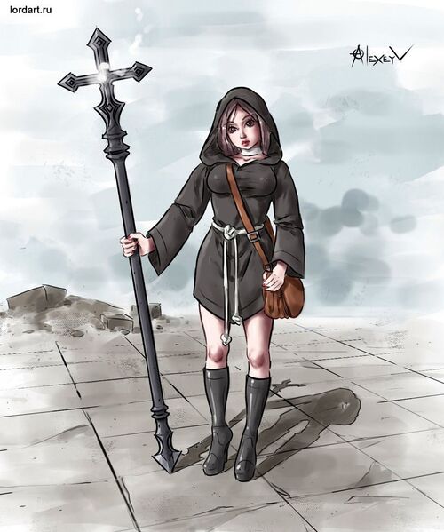 Disciples 3 послушница арт от Mr Alexey.jpg