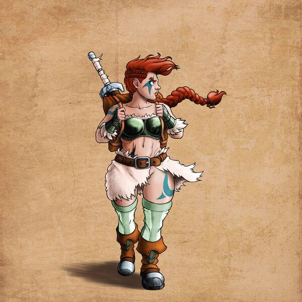 Файл:Dwarf Warrior от Antonio Valderrama.jpg