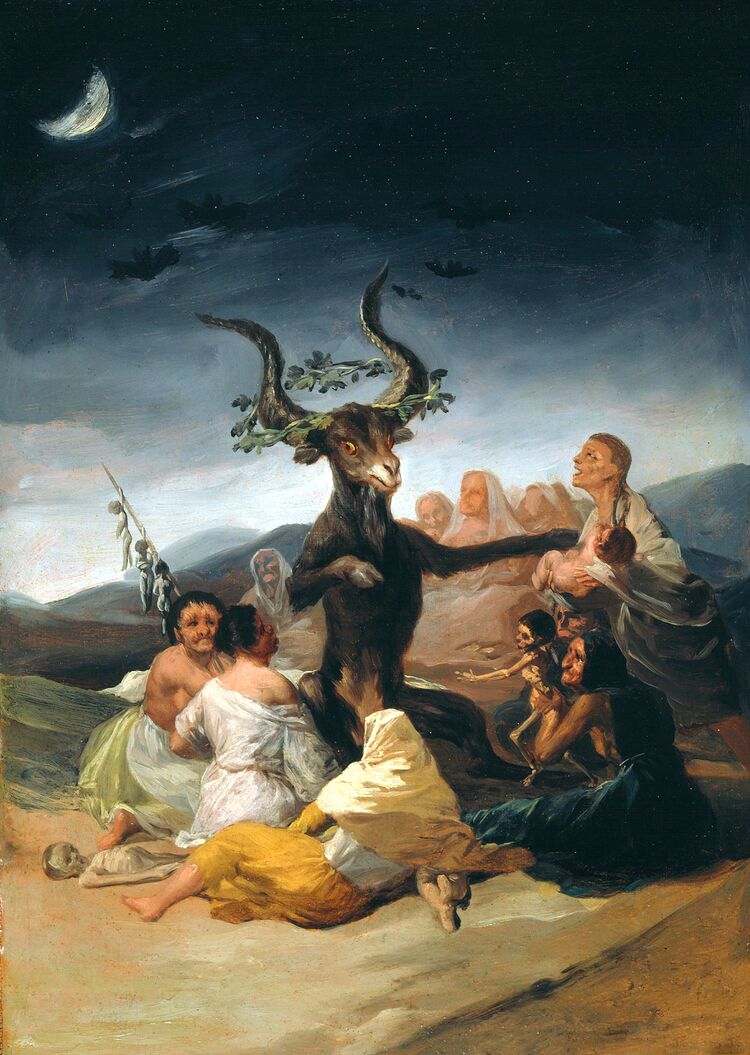 GOYA - El aquelarre (Museo Lázaro Galdiano, Madrid, 1797-98).jpg
