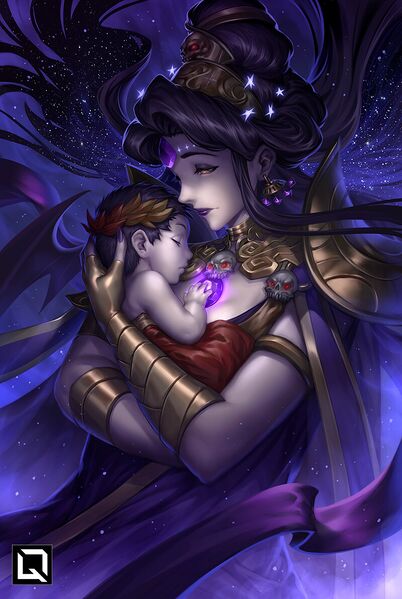 Файл:Hades - Никта с Загреем от Quirkilicious.jpg