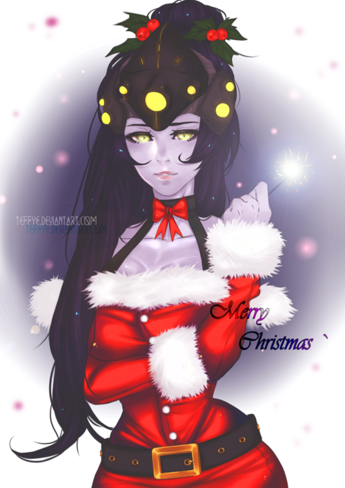 Overwatch новогодняя Вдова от Teffye.png