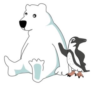 Почему медведи не едят пингвинов