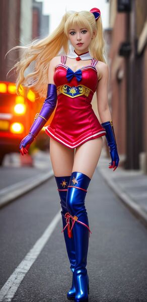 Файл:Sailor Moon by Stable Diffusion.jpg