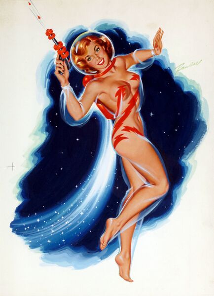 Файл:Space Girl Pin-up by Bill Randall.jpg