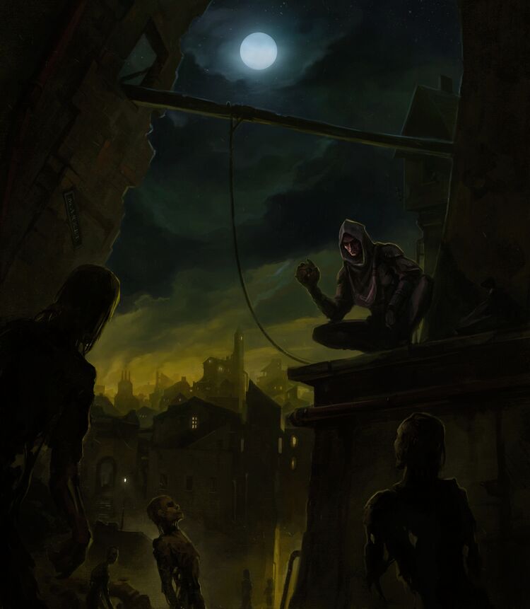 Thief - Гарретт в заброшенном районе.jpg