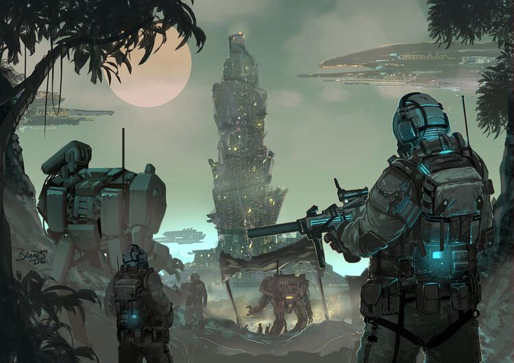 Through the debris by n3tninja.jpg